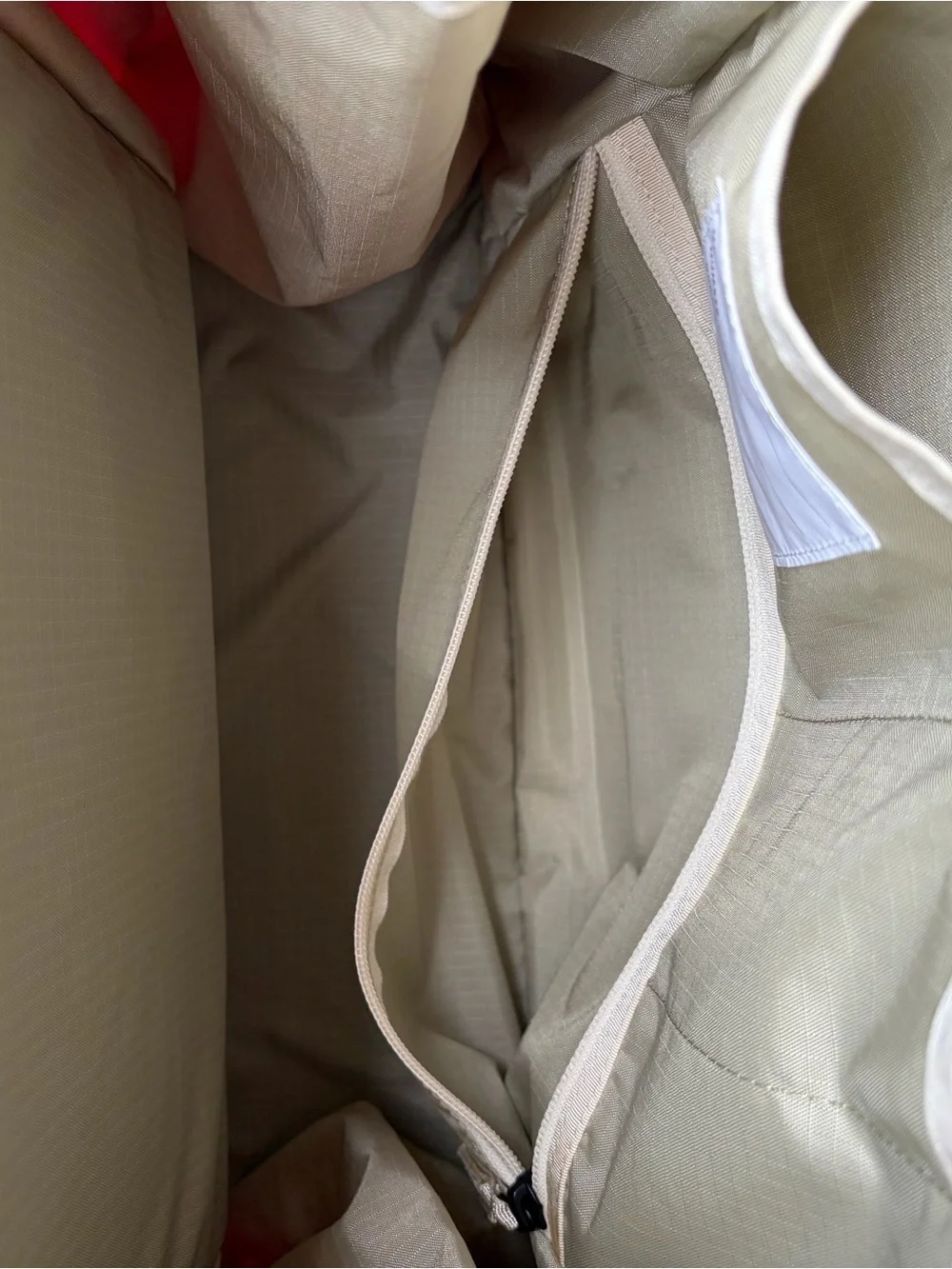 Walker Goods Valley Tote- Canvas Tote with Cream Straps - Picture 7 of 9